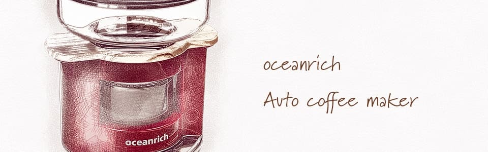 360°回転 oceanrich自動コーヒーメーカー