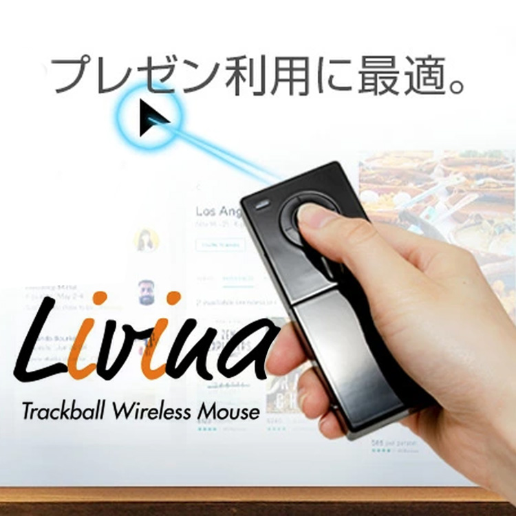 リモコン型トラックボールマウス Livina