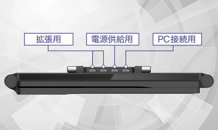 プロメテウス デュアル「UQ-PM11W」背面端子イメージ