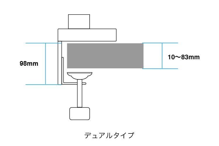 クランプ式　デュアル