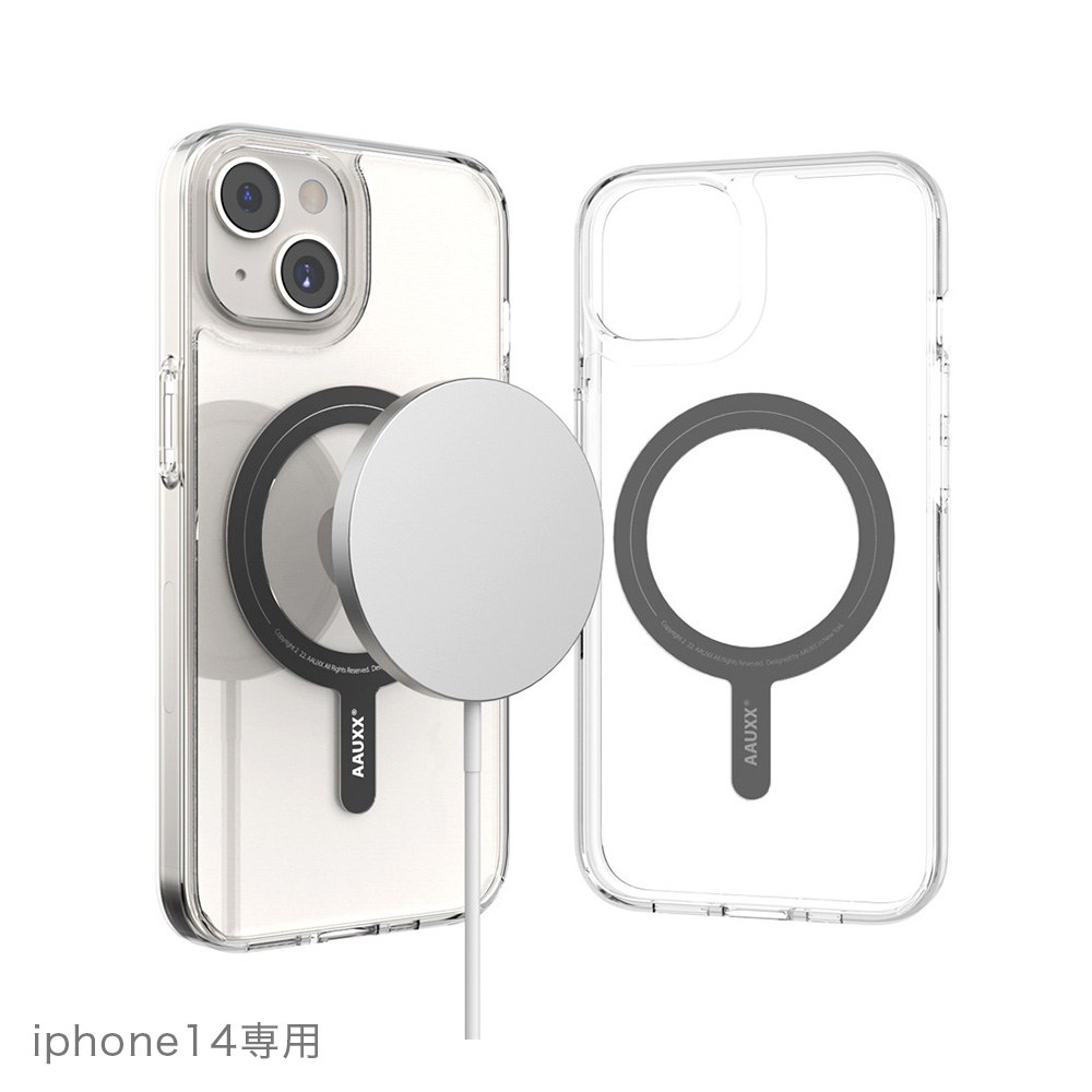AAUXX iRing Magnetic Case(アイリング マグネティックケース)iPhone14 Magsafe充電器イメージ