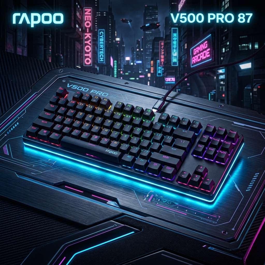 RAPOO V500 PRO 87 メカニカルキーボード