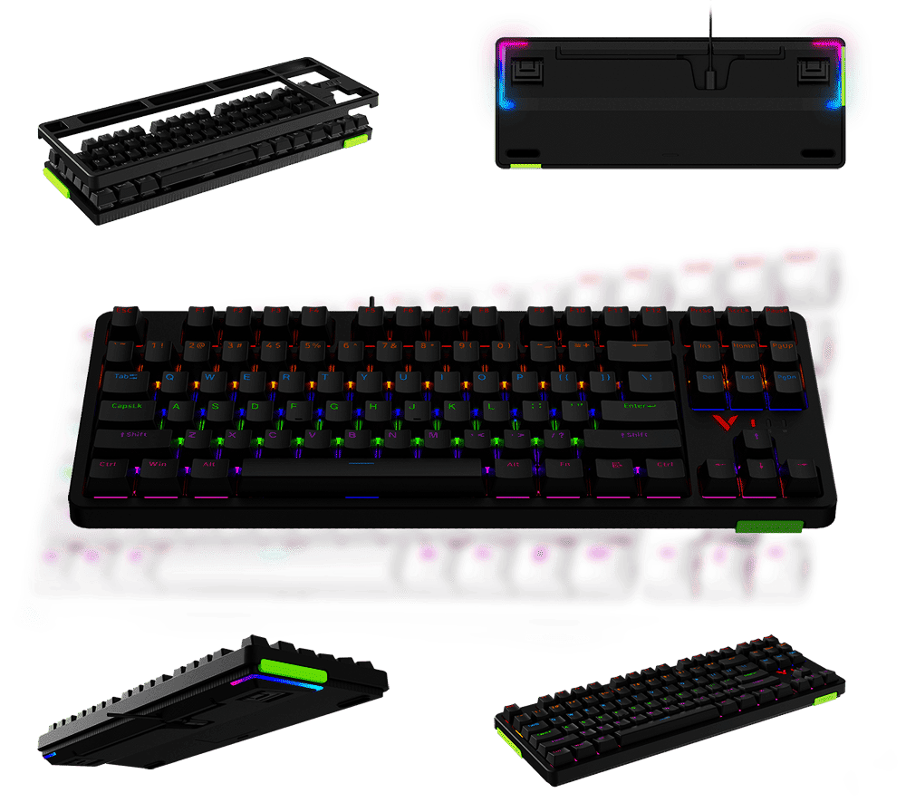 RAPOO V500 PRO 87 マルチアングル